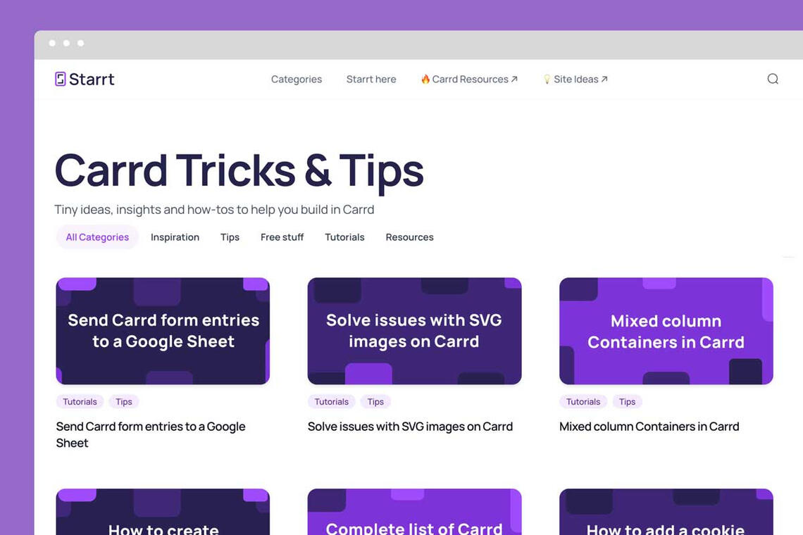 Tips & tricks